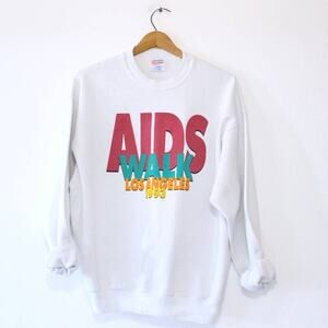 Vintage Aids Walk Los Angeles 1993 Sweatshirt XL